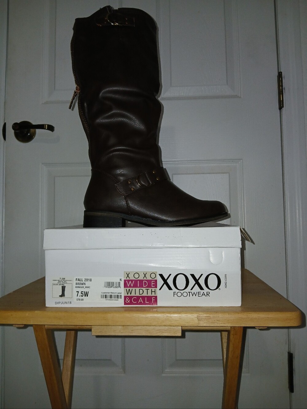 XOXO MINKLER WIDE CALF RIDING BOOTS “NWT”
Sizes available  6-1/2W, 7W, 7-1/2W, 8 - Picture 7 of 7